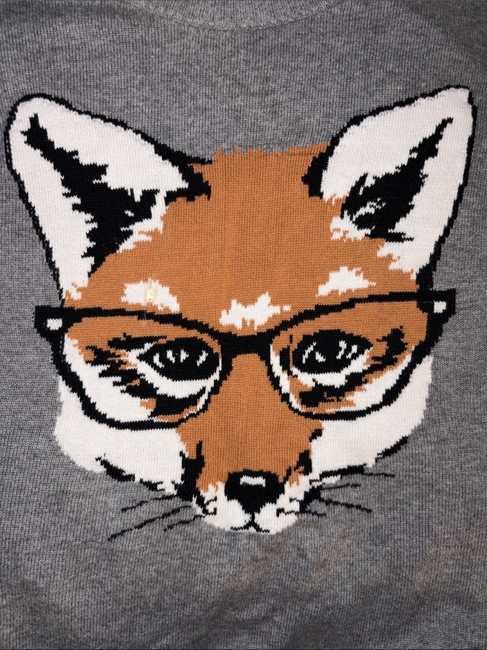 Torrid Gray Fox Raglan Sweater 00 M/L - Picture 5 of 7